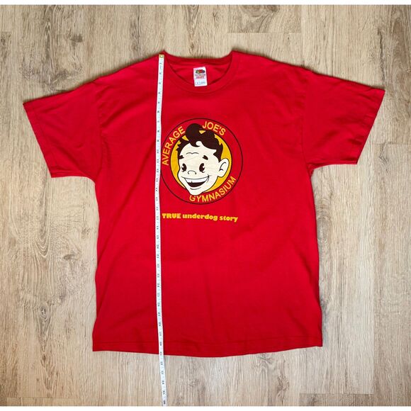 Fruit Of The Loom Average Joe's Gymnasium Red XL Dodgeball Movie Promo Tee - Picture 5 of 5